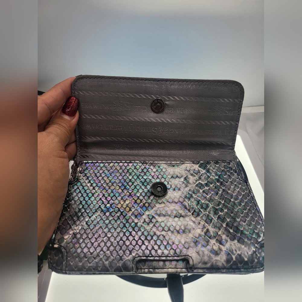 Snakeskin Handbag Simply Vera Wang $200msrp Irrid… - image 6